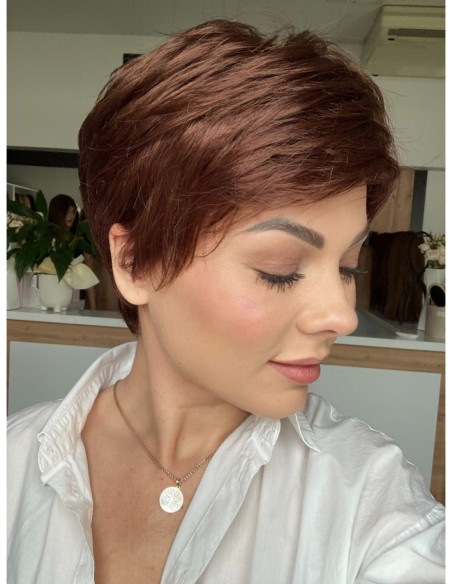 Lily Milk Chocolate-Peruka z włosów syntetycznych NAH