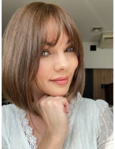 RINA MS 30 CM"S"-PERUKA Z  WŁOSÓW NATURALNYCH Z GRZYWKĄ 2