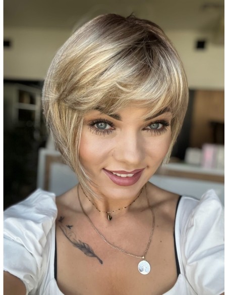 Opal Frosty Cream-Peruka z włosów syntetycznych NAH