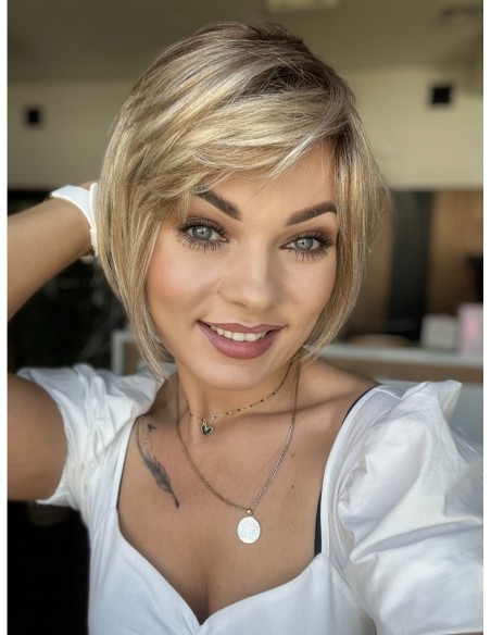 Opal Frosty Cream-Peruka z włosów syntetycznych NAH