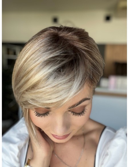 Opal Frosty Cream-Peruka z włosów syntetycznych NAH