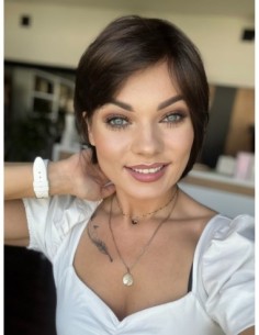 Opal Dark Chocolate-Peruka z włosów syntetycznych NAH 2