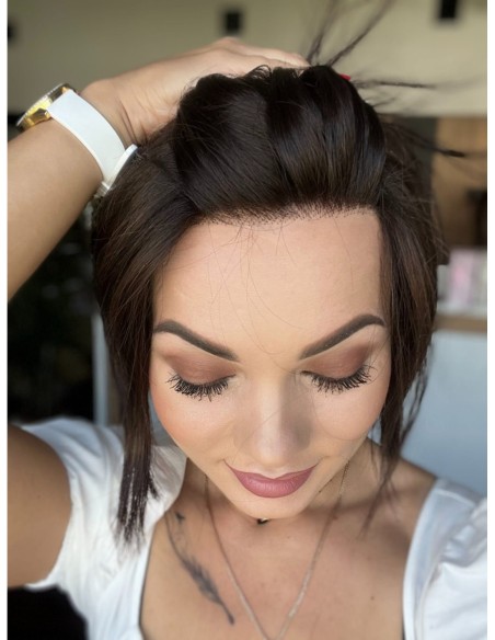 Opal Dark Chocolate-Peruka z włosów syntetycznych NAH