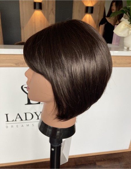 Opal Dark Chocolate-Peruka z włosów syntetycznych NAH