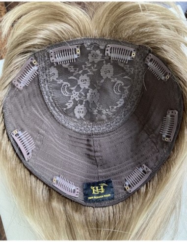 "LILA  50-55  z grzywką"TOPPER Z WŁOSÓW NATURALNYCH