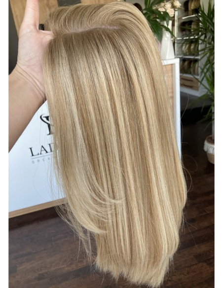 SHEILA 40-45 TOPPER Z WŁOSÓW NATURALNYCH  PREMIUM