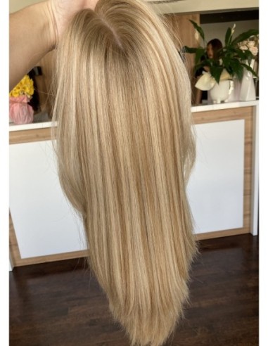 SHEILA 40-45 TOPPER Z WŁOSÓW NATURALNYCH  PREMIUM