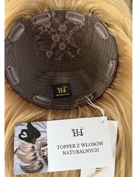 SHEILA 40-45 TOPPER Z WŁOSÓW NATURALNYCH  PREMIUM