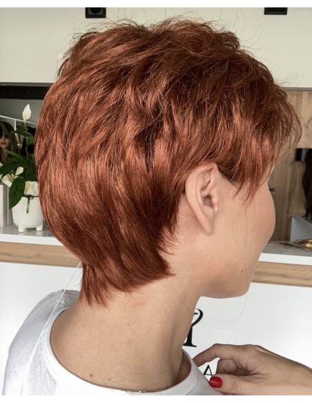 Joan Redcopper-Peruka z włosów syntetycznych NAH