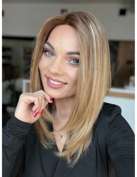 "MEGAN R8 "40-45 PERUKA Z WŁOSÓW NATURALNYCH