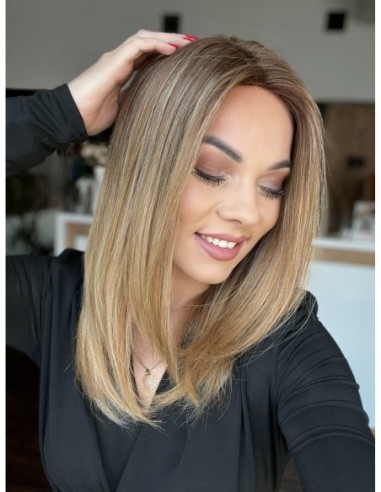 "MEGAN R8 "40-45 PERUKA Z WŁOSÓW NATURALNYCH