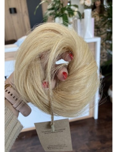 Gumka z włosów naturalnych jasny blond K 613