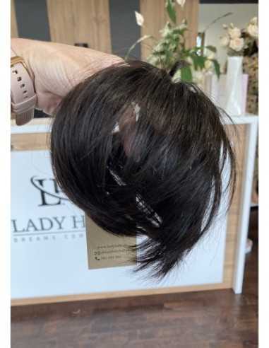 Gumka z włosów naturalnych bardzo ciemny brąz 1B