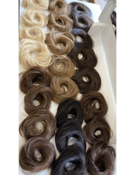 Gumka z włosów naturalnych  jasny brąz