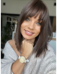 NILA 35 CM"M"-PERUKA Z WŁOSÓW NATURALNYCH PREMIUM  VIRGIN 2