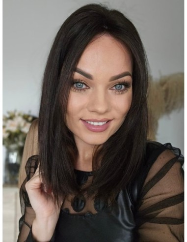 "JONI-35 1BGB" TOPPER Z WŁOSÓW NATURALNYCH