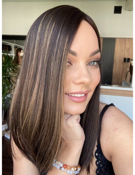 "AVA 40" TOPPER Z WŁOSÓW NATURALNYCH