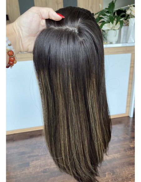 "AVA 40" TOPPER Z WŁOSÓW NATURALNYCH