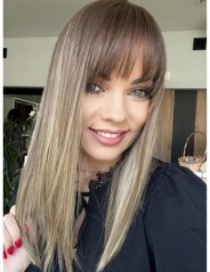 GABI Z GRZYWKĄ 40-45 CM-TOPPER Z WŁOSÓW NATURALNYCH-PREMIUM