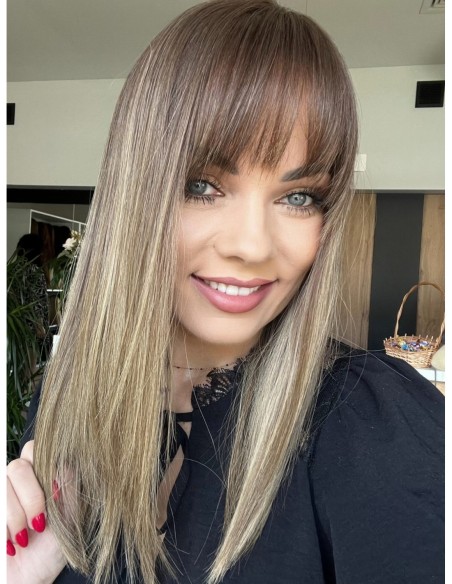 GABI Z GRZYWKĄ 40-45 CM-TOPPER Z WŁOSÓW NATURALNYCH-PREMIUM