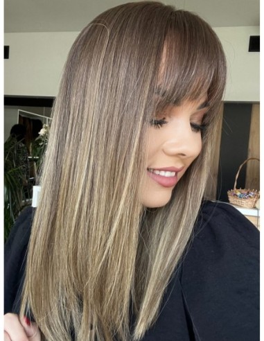 GABI Z GRZYWKĄ 40-45 CM-TOPPER Z WŁOSÓW NATURALNYCH-PREMIUM