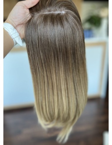 GABI 45-50 CM-TOPPER Z WŁOSÓW NATURALNYCH-PREMIUM