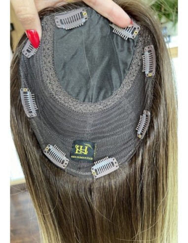 GABI 45-50 CM-TOPPER Z WŁOSÓW NATURALNYCH-PREMIUM