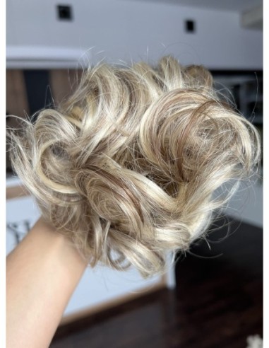 Gumka z włosów naturalnych baleyage blond B2