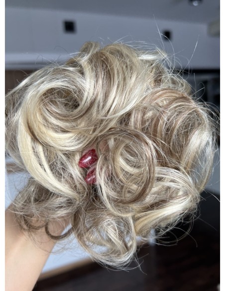 Gumka z włosów naturalnych baleyage blond B2