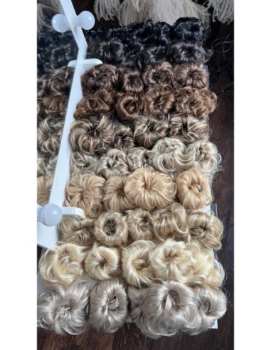 Gumka z włosów naturalnych baleyage blond B2