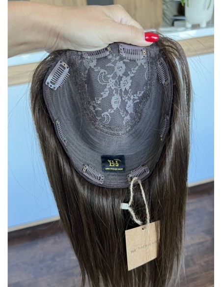 "ANIKA 35" TOPPER Z WŁOSÓW NATURALNYCH