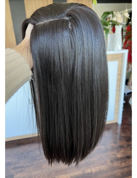 INA MS 40 CM"M"-PERUKA Z WŁOSÓW NATURALNYCH