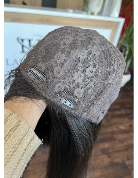 INA MS 40 CM"M"-PERUKA Z WŁOSÓW NATURALNYCH