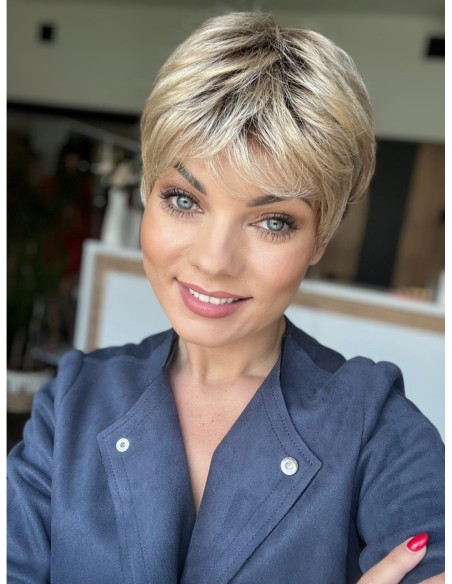 Joan Lightblonde Rooted-Peruka z włosów syntetycznych NAH