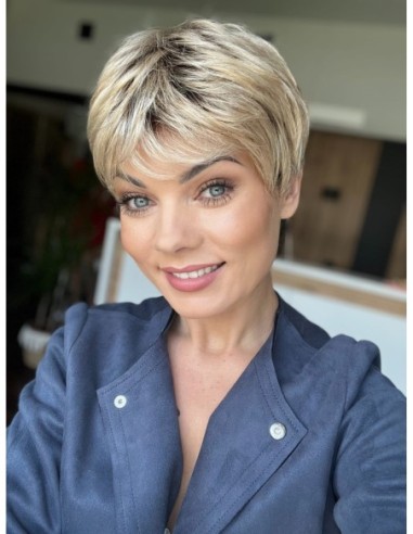 Joan Lightblonde Rooted-Peruka z włosów syntetycznych NAH