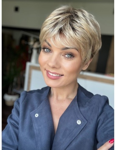 Joan Lightblonde Rooted-Peruka z włosów syntetycznych NAH