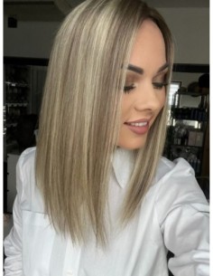 SELENE 8C 40CM  -TOPPER Z WŁOSÓW NATURALNYCH 2