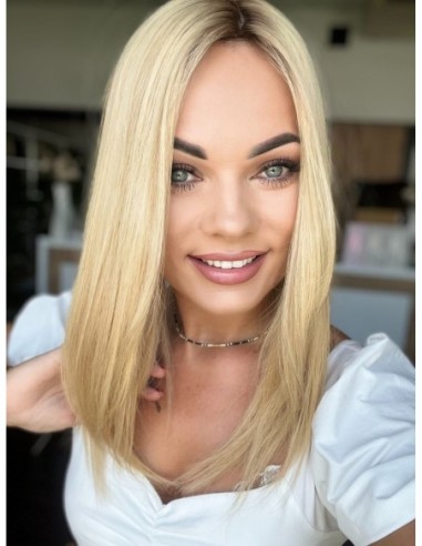 "KAJA  40  "TOPPER Z WŁOSÓW NATURALNYCH  PREMIUM