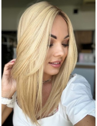 "KAJA  40  "TOPPER Z WŁOSÓW NATURALNYCH  PREMIUM