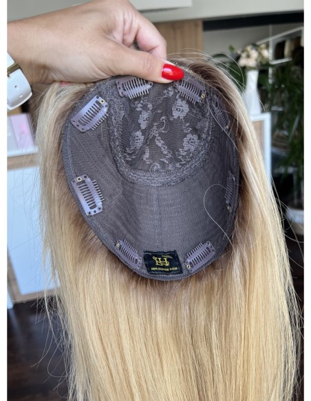 "KAJA  40  "TOPPER Z WŁOSÓW NATURALNYCH  PREMIUM