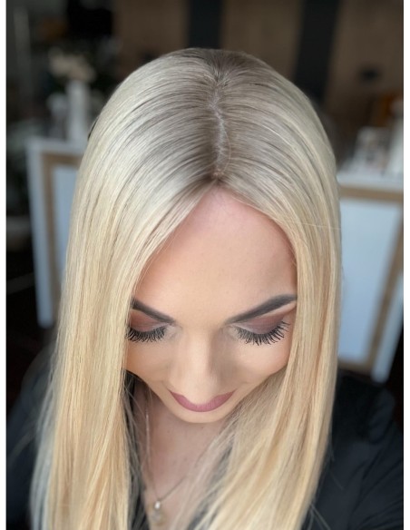 "KEJSI  60 CM  "TOPPER Z WŁOSÓW NATURALNYCH