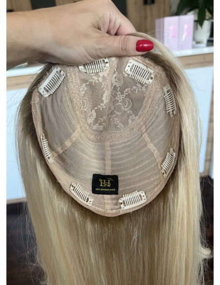 "KEJSI  60 CM  "TOPPER Z WŁOSÓW NATURALNYCH