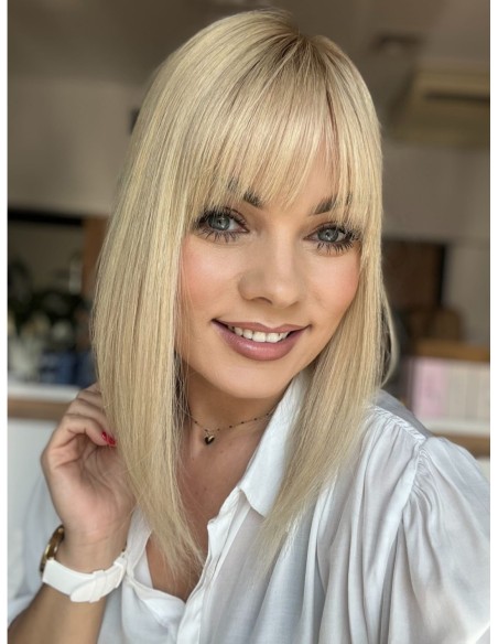 "JONI-35LOGP" TOPPER Z WŁOSÓW NATURALNYCH