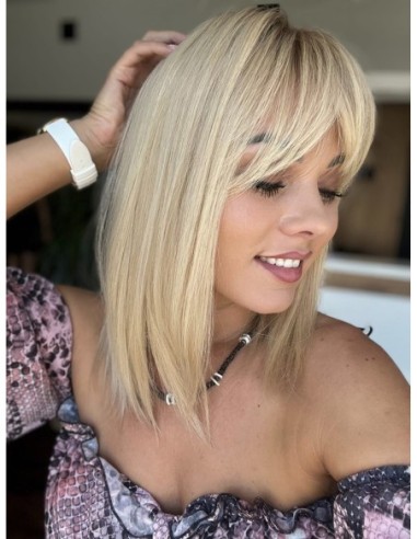 "JONI-35LOGP" TOPPER Z WŁOSÓW NATURALNYCH