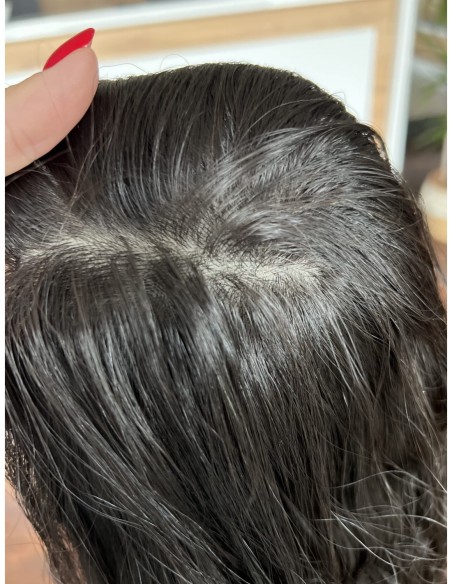 INA 45" TOPPER Z WŁOSÓW NATURALNYCH  KRĘCONYCH