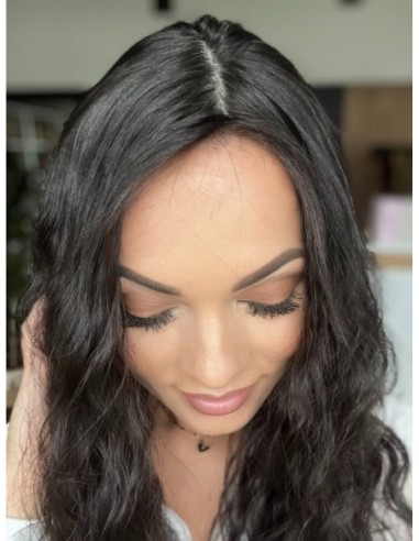 NILA 45" TOPPER Z WŁOSÓW NATURALNYCH  KRĘCONYCH