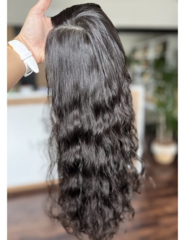 NILA 45" TOPPER Z WŁOSÓW NATURALNYCH  KRĘCONYCH