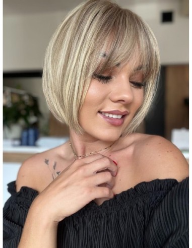 SELENE 8C-25 CM-TOPPER Z WŁOSÓW NATURALNYCH