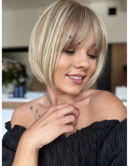 SELENE 8C-25 CM-TOPPER Z WŁOSÓW NATURALNYCH