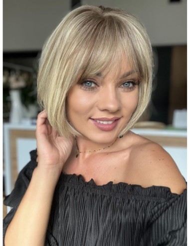 SELENE 8C-25 CM-TOPPER Z WŁOSÓW NATURALNYCH